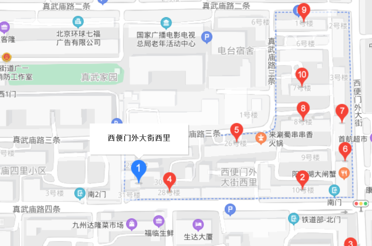 西便門外大街西里社區(qū)