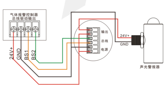 可燃氣體探測器接線